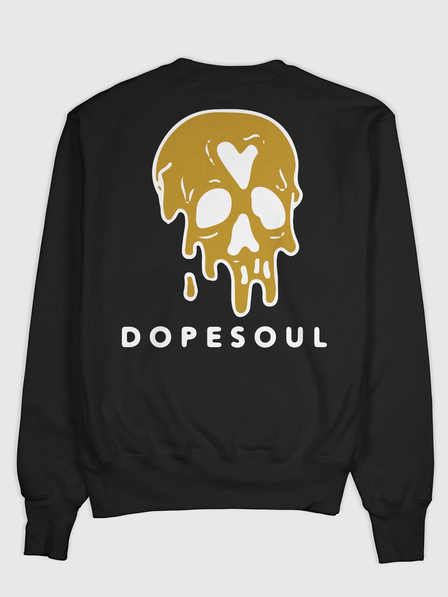 BLACK SKULL AND WORDMARK SWEATSHIRT product image (1)